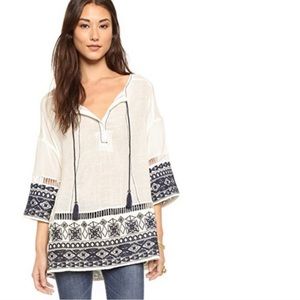 Free People Noyal Counting Stars Boho tunic top Size Large